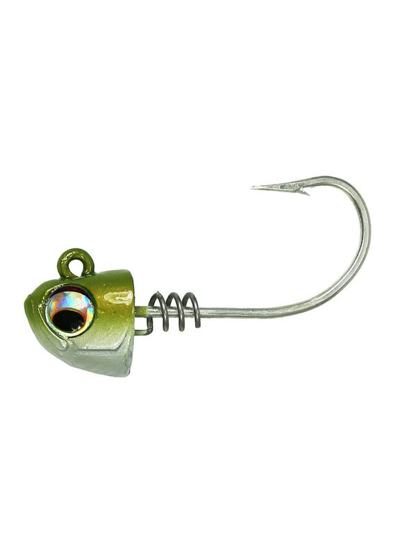 5" Jig Heads - NLBN - Color:Green Back - Weight:3/4oz