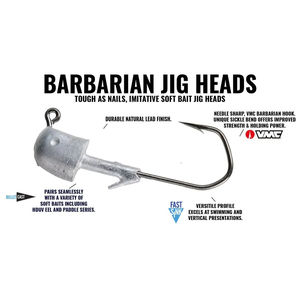 Classic Barbarian Jig Head 10/0 - Hogy - Weight:1oz
