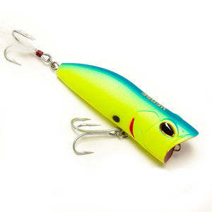 Baby Juggernaut 75 Popper Lure - VENSE - Color:Chartreusen