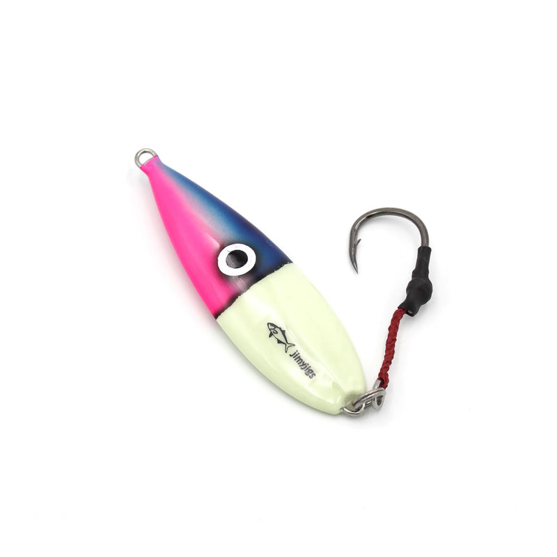 Flat Fall Jig - 170 GR Dancing Jimy - Jimy Jigs - Color:Pink Blue