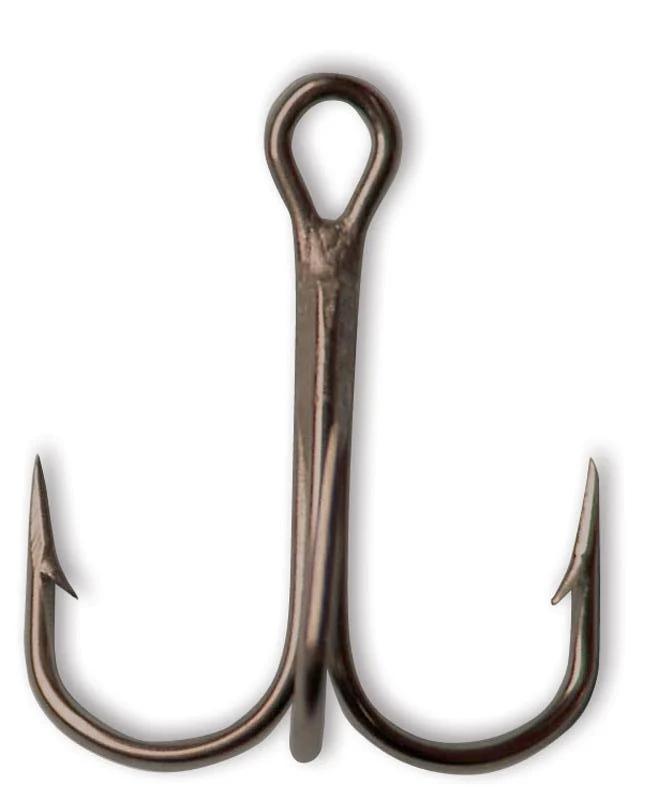 4x Strong Kingfish Treble 3599C-BR - 25pk - Mustad - Size:4