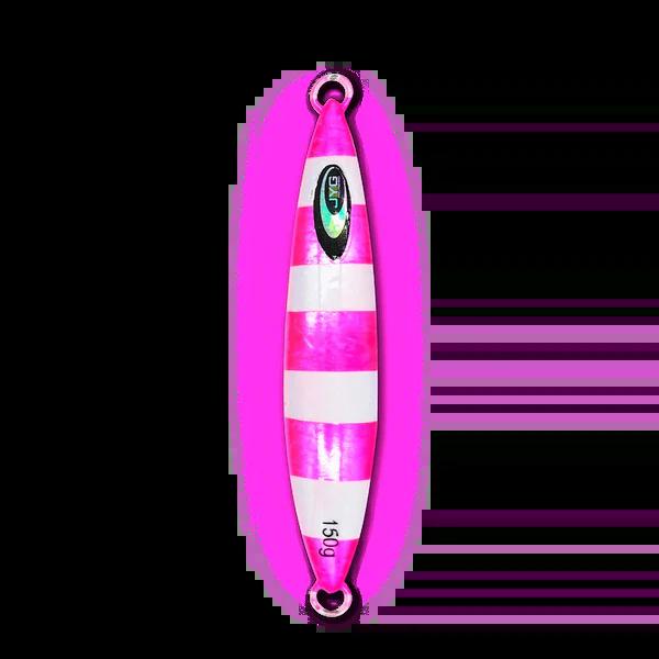 Wave Collection 150g Jig - JYG - Size:Silver Stripe