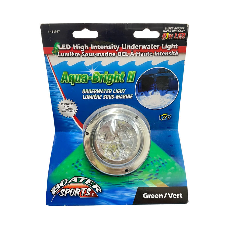 Aqua-Bright II Green LED Underwater Light - Boater Sports