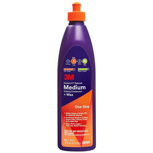 Perfect-It Gelcoat Compound + Wax 16 oz - 3M - Style:Medium