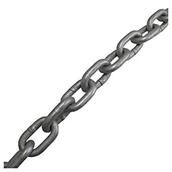 Galvanized Anchor Chain Sold By The Foot - Size:3/16 in