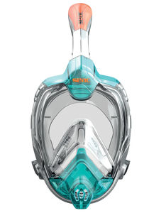 Libera Snorkeling Mask - Seac - Size:L/XL - Color:Aquamarine/Orange