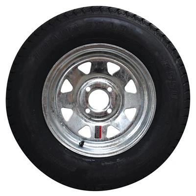Americana Galvanized Spoke Wheel Tire - Size:480-12 - Ply:4 Ply - Lugs:5 Lugs