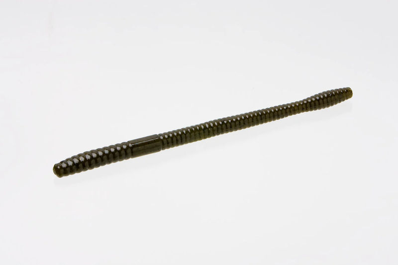 Zoom Magnum Trick Worm 7 in - Color:Green Pumpkin