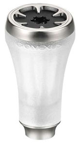 Hyper Series TPE Gomexus Power Knob - Color:Transparent/Silver