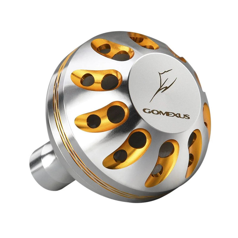 Aluminum Power Knob - GOMEXUS - Size:38mm - Color:Silver & Gold - Fitment:Any Brand