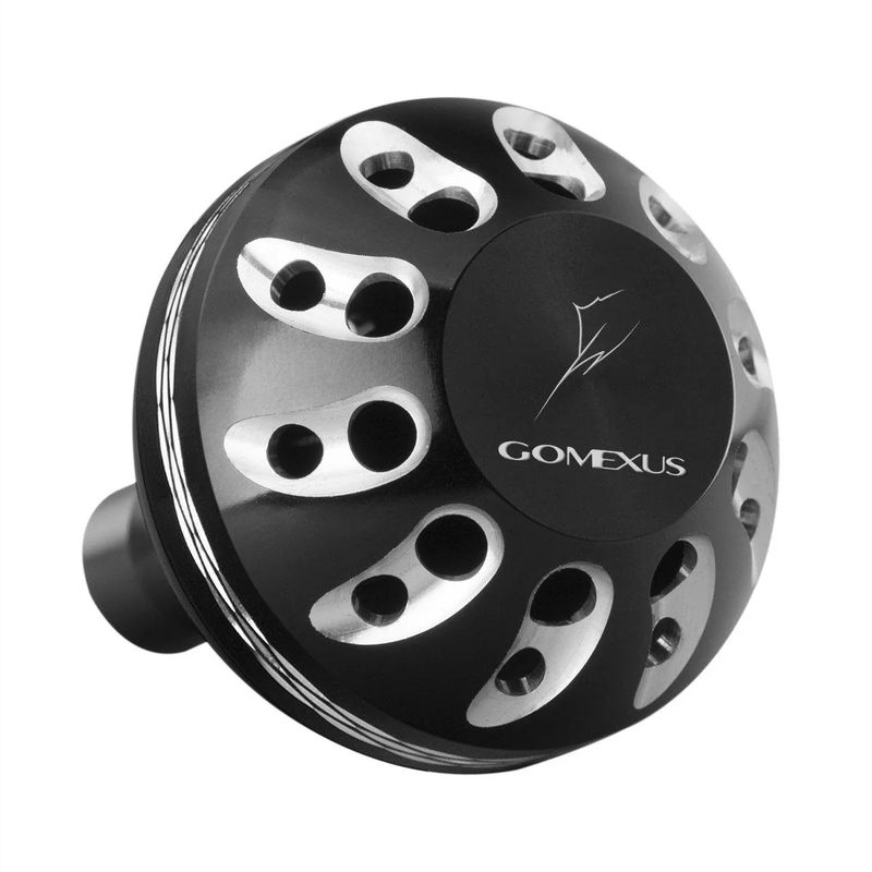 Aluminum Power Knob - GOMEXUS - Size:35mm - Color:Black & Silver - Fitment:Any Brand