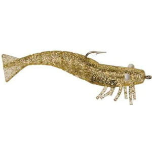 3in Shrimp 1/4oz - 3pk - DOA - Color:313 Gold Glitter