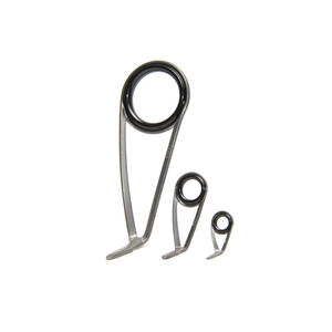 K-Series Single-Foot Spinning Guide - Fuji - Ring Material:ALCONITE - Color:Frosted Dark Gray BC - Size:12