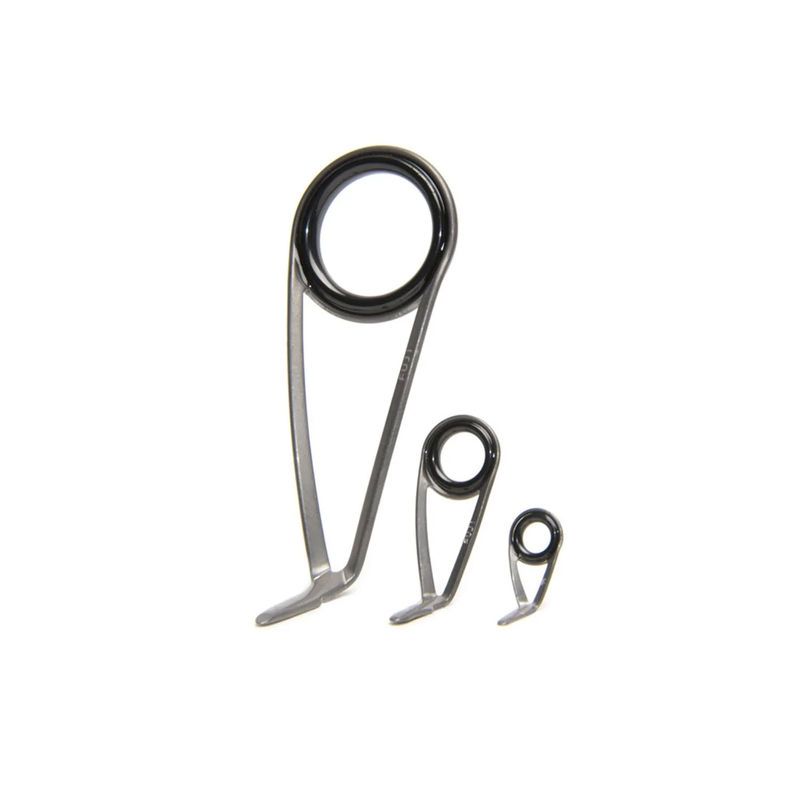 K-Series Single-Foot Spinning Guide - Fuji - Ring Material:ALCONITE - Color:Frosted Dark Gray BC - Size:20