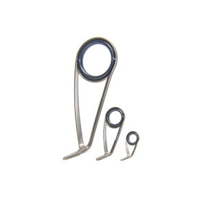 K-Series Single-Foot Spinning Guide - Fuji - Ring Material:FazLite - Color:Frosted Dark Gray BC - Size:8