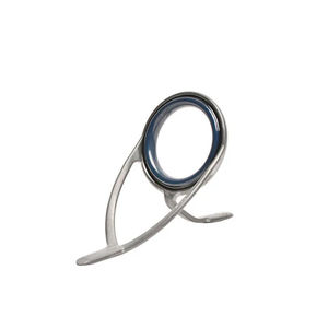 K-Series Double-Foot Spinning/Casting Guide - Fuji - Ring Material:FazLite - Color:Frosted Silver CC - Size:25