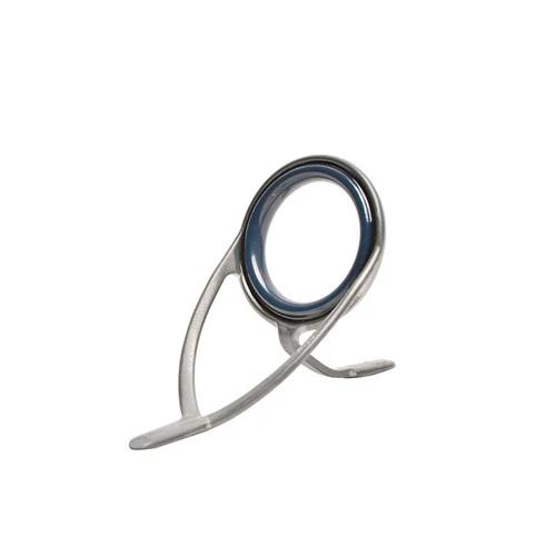 K-Series Double-Foot Spinning/Casting Guide - Fuji - Ring Material:FazLite - Color:Frosted Silver CC - Size:8