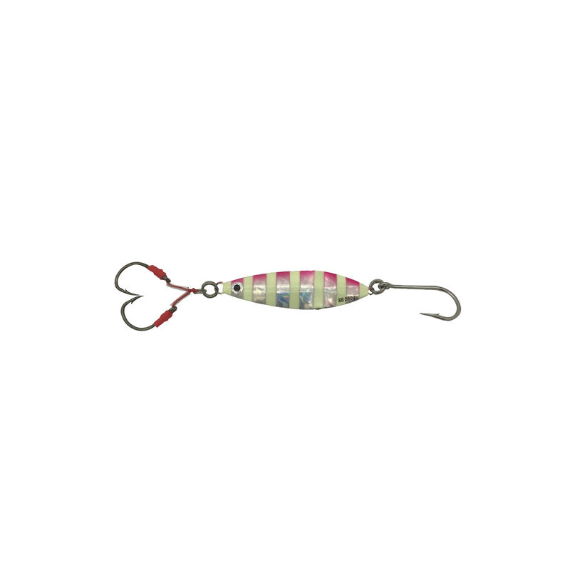 Magnum Squish Jig - Savage Gear - Size:250g - Color:Pink Zebra Glow
