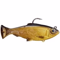 Pulse Tail RTF 4in Baitfish Swimbaits - Savage Gear - Color:Black & Gold