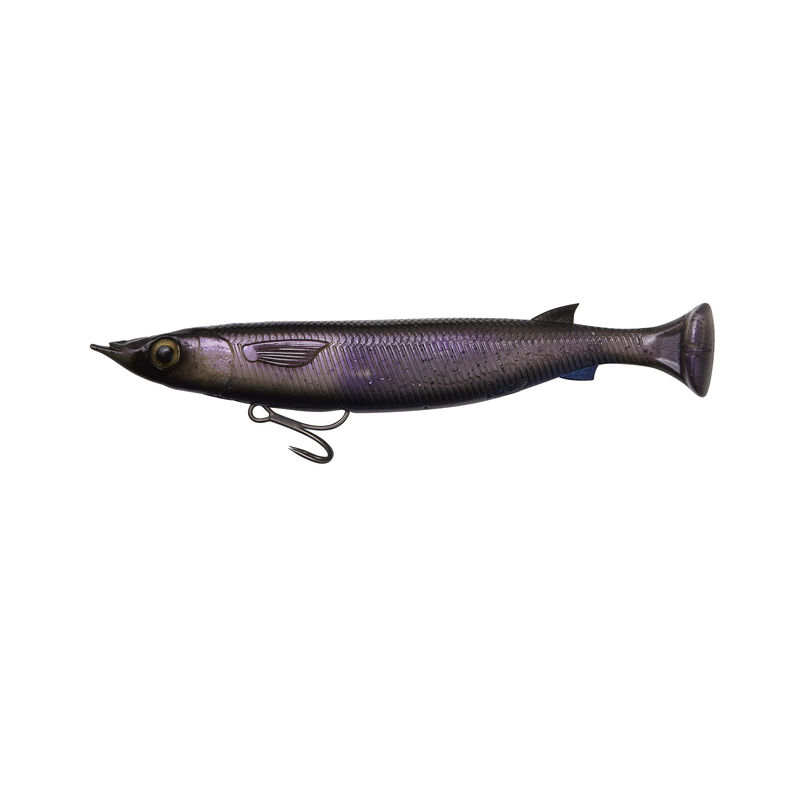 Pulse Tail ballyhoo Line Thru - Savage Gear - Color:Purple/Black - Size:6"