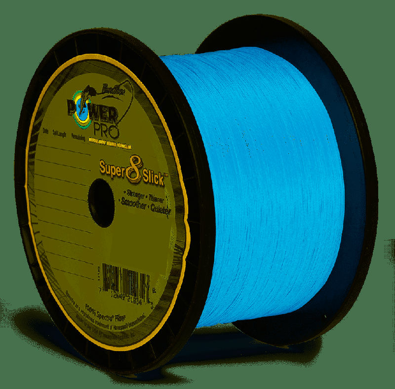 Super 8 Slick 1500yd Braided Line - Marine Blue - Power Pro - Lbs Test:20 lb