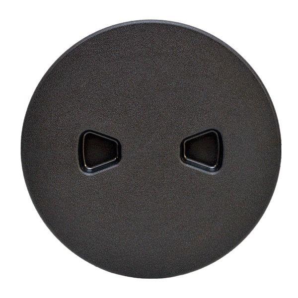Deck Plates - Marpac - Style:Screw Out - Size:4" - Color:Black