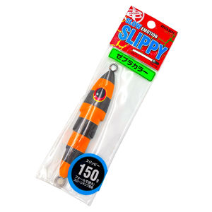 Slow Emotion Slippy Jig - Xesta - Size:150g - Color:Black Orange Strip/ Halo Back