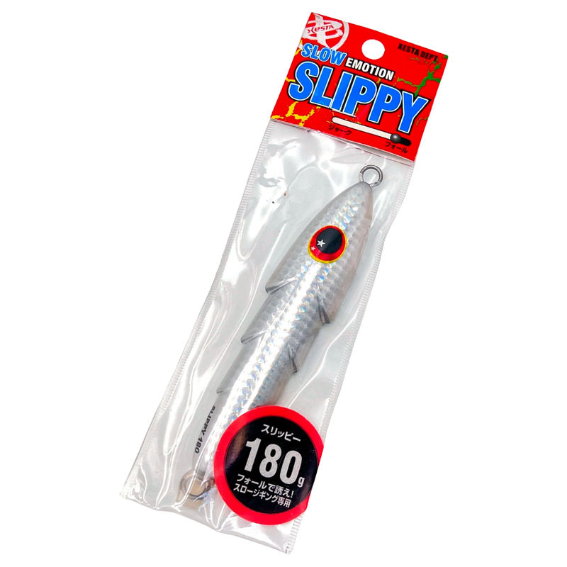 Slow Emotion Slippy Jig - Xesta - Size:180g - Color:Silver Holographic