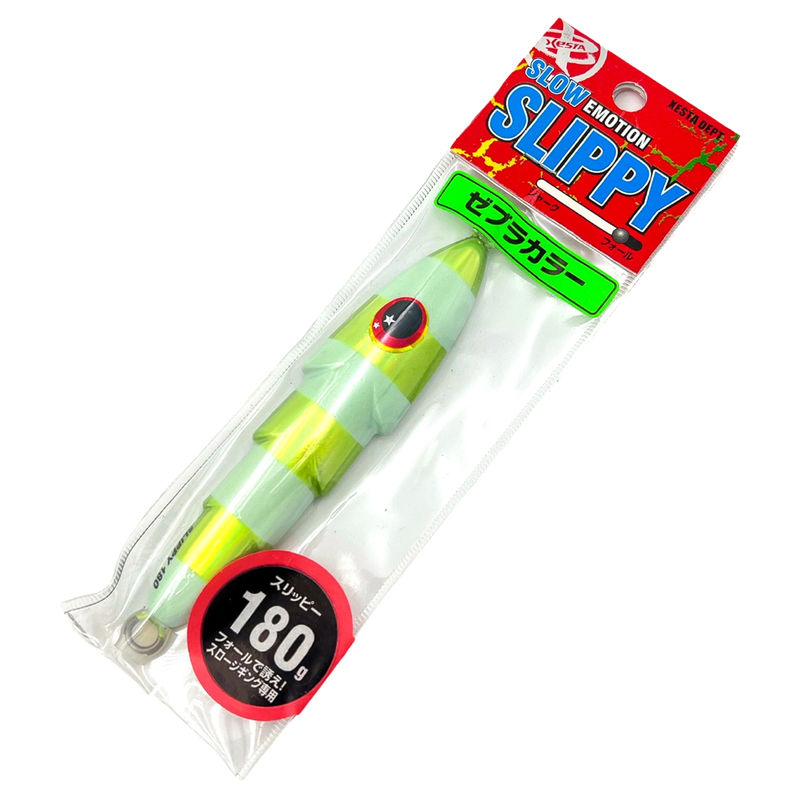 Slow Emotion Slippy Jig - Xesta - Size:180g - Color:Lime Green/ Glow Strip