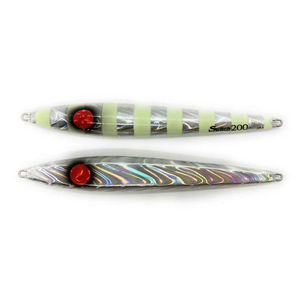 Jack Eye Switch Jig - Hayabusa - Color:Silver Zebra Glow - Size:300g