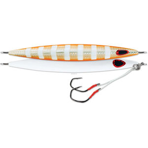 Kensaki Jig - Williamson - Color:Orange Zebra Pearl - Size:6 in - Weight:170g • 6oz