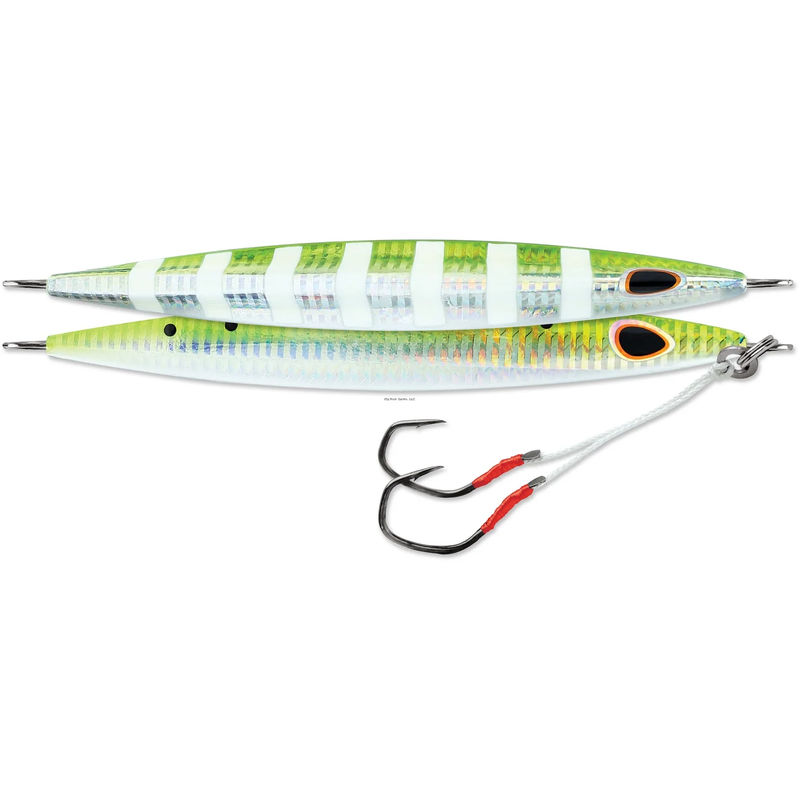 Kensaki Jig - Williamson - Color:Green Sardine Zebra UV - Size:6 in - Weight:170g • 6oz