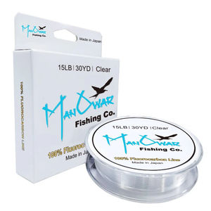 Fluorocarbon Line - ManOwar - Color:Clear - Size:15lb / 30yd