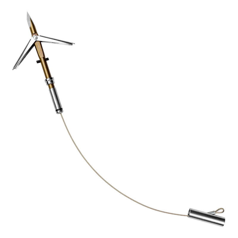 SS Tri Cut Breakaway Spear Tip 6.5in - Marine Sports Mfg