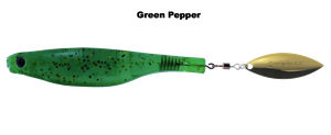 Dartspin - Hyperplastics - Size:5.5 in - Color:Green Pepper