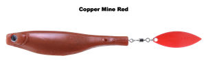 Dartspin - Hyperplastics - Size:5.5 in - Color:Copper Mine