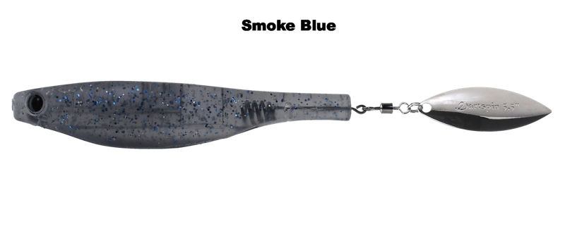 Dartspin - Hyperplastics - Size:4.5 in - Color:Smoke Blue