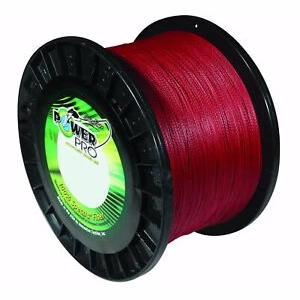 Power Pro 50lb 3000yd - color:Vermilion Red