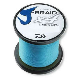 J-Braid x4 Braided Line 30lb 2700m/3000yd - DAIWA - Color:Island Blue
